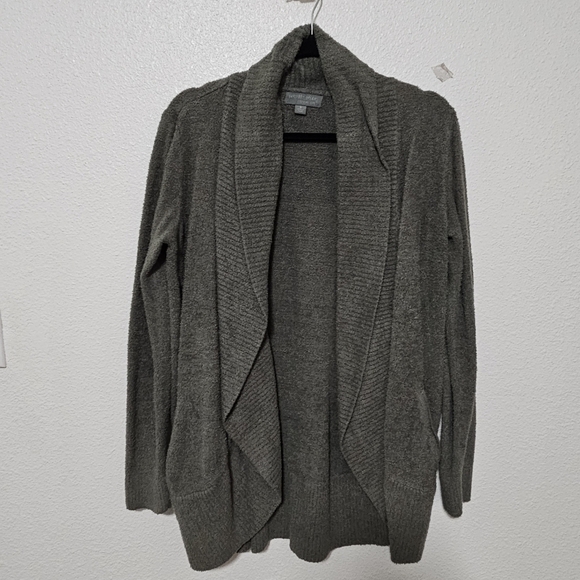 Barefoot Dreams cozychic lite Open Front Sweater size medium - Picture 1 of 13